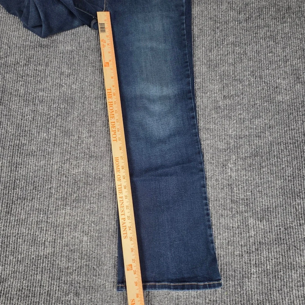 Levi Strauss Co Womens Bootcut Jeans Dark Wash Size 14 Short Medium - Picture 6 of 8